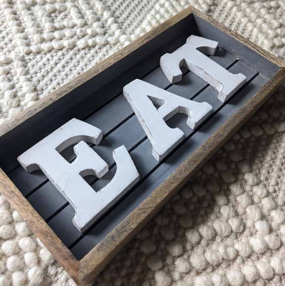 🔴SOLD🔴Wall decor "EAT" - Picture 2 of 3